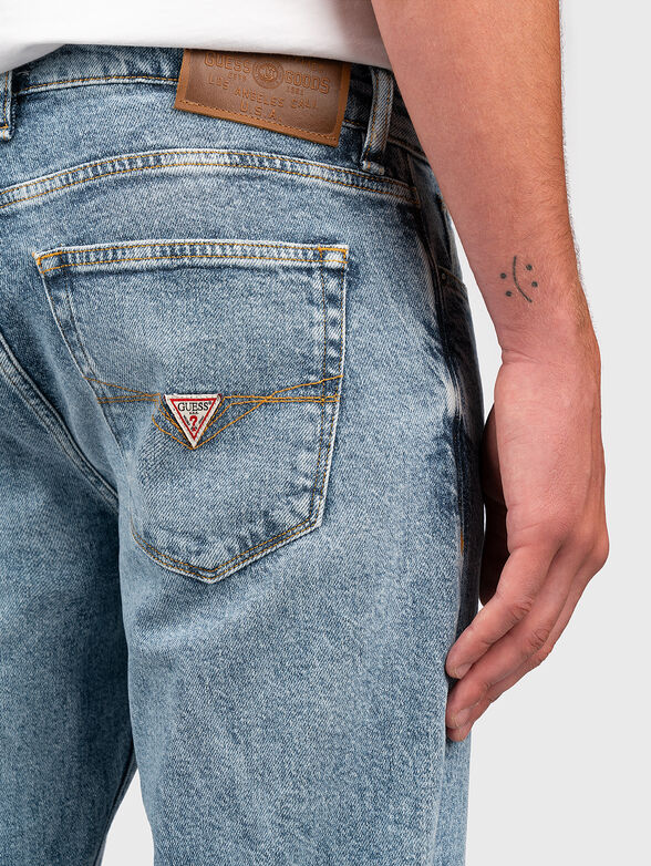 Light blue slim jeans - 3