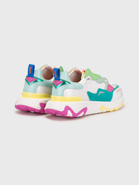 BLAZE sports shoes with multicoloured inserts - 3