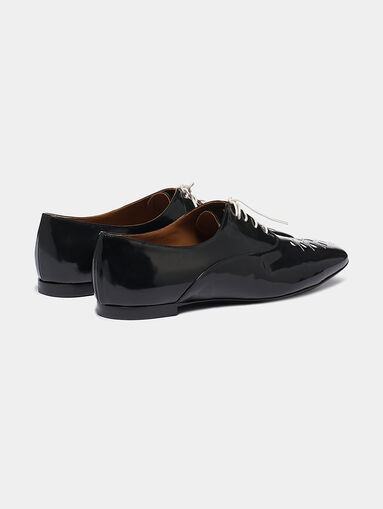 Black patent look shoes - 4