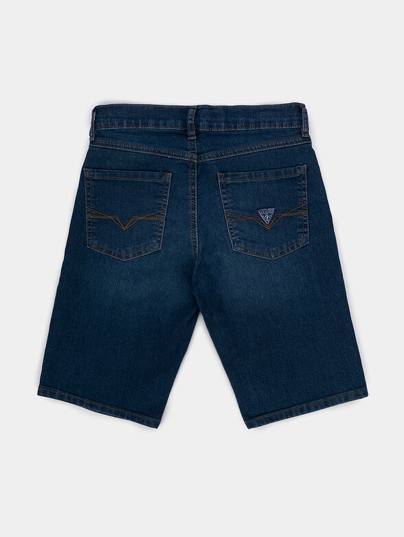Denim shorts - 2