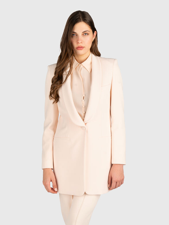 Blazer with single-breasted fastening - 0