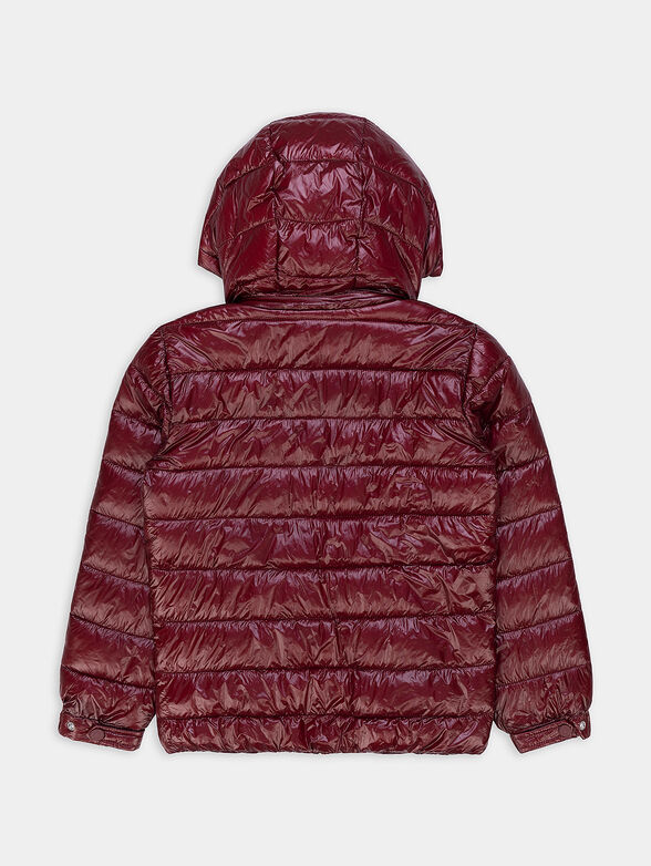 Quilted jacket with hood - 2