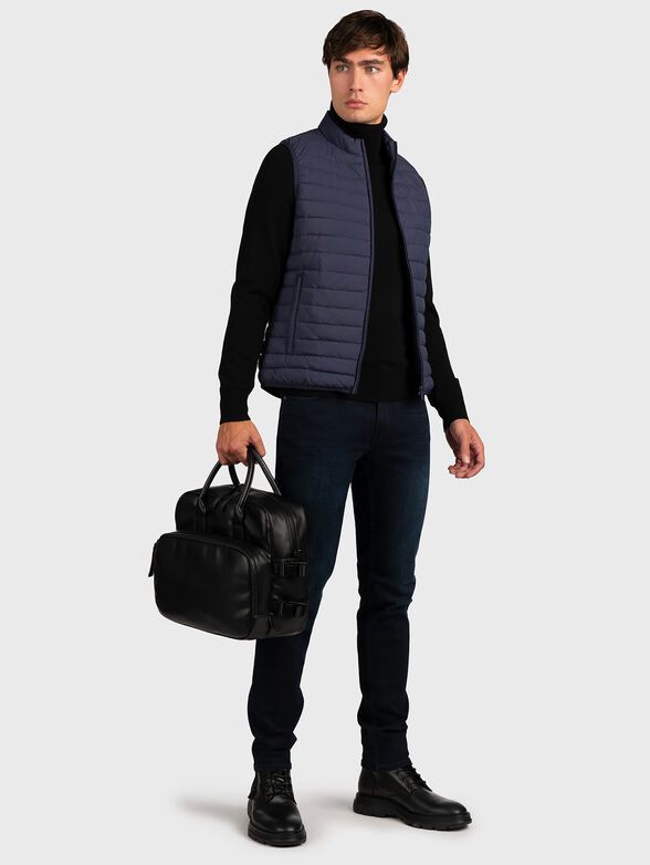 Cashmere blend sweater with turtleneck collar - 2