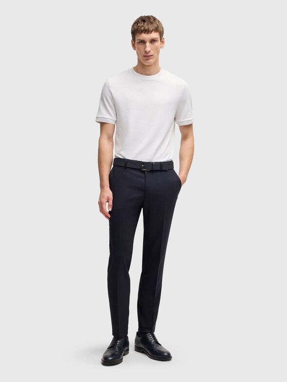 Cotton T-shirt with side slits - 2