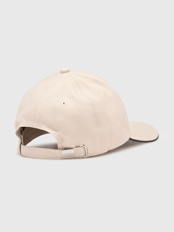 Beige baseball cap with logo - 2