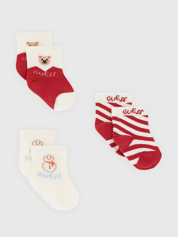 Set of three pairs of socks - 0