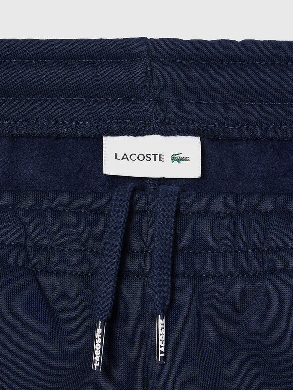 Sports trousers with logo accent  - 4