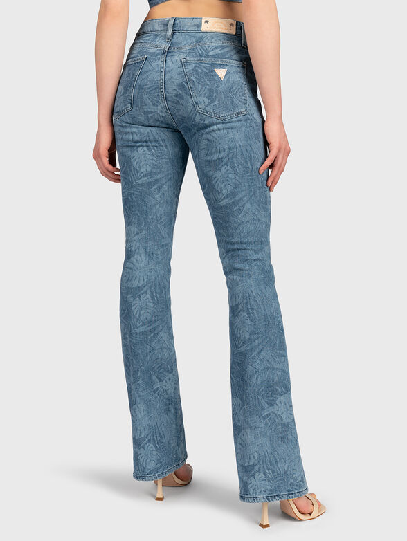 Jeans with a floral print - 2