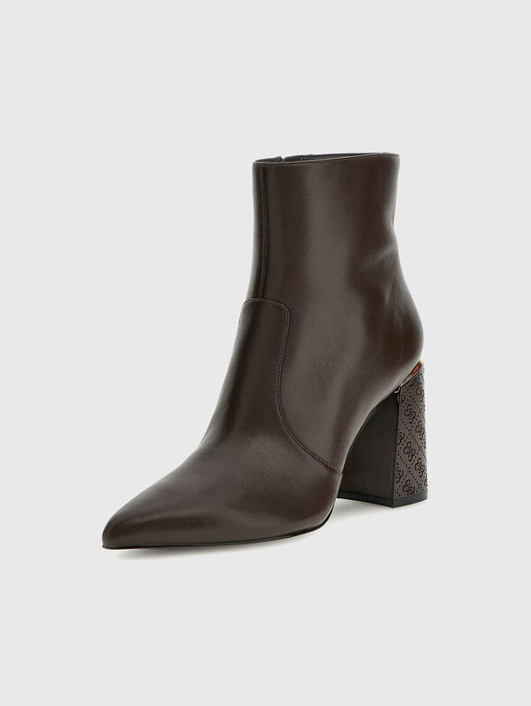 FRENKIE leather heeled boots - 1