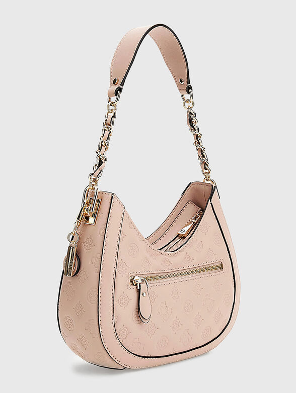 ABEY black hobo bag with embossed elements - 2