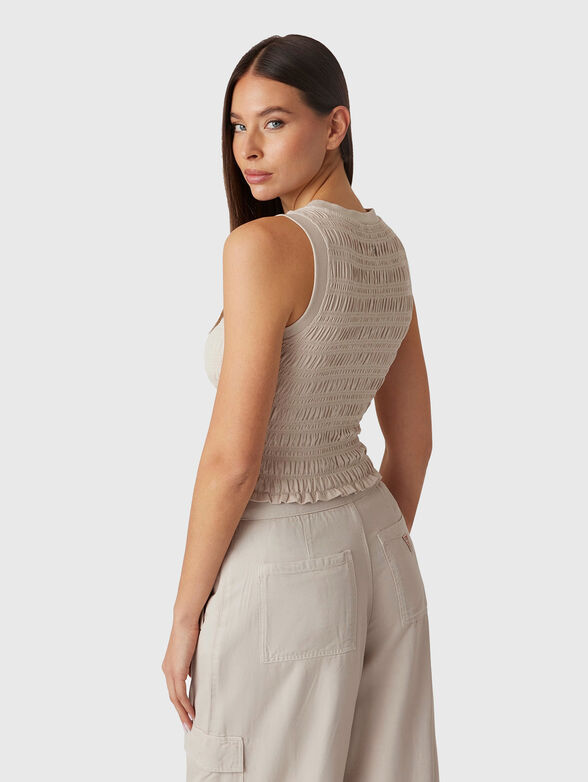 CLAIRE top with oval neckline - 2