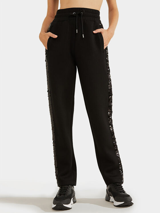 DALIDA sports pants with sequins - 1
