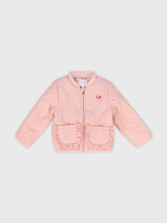 Padded jacket with accent pockets - 1