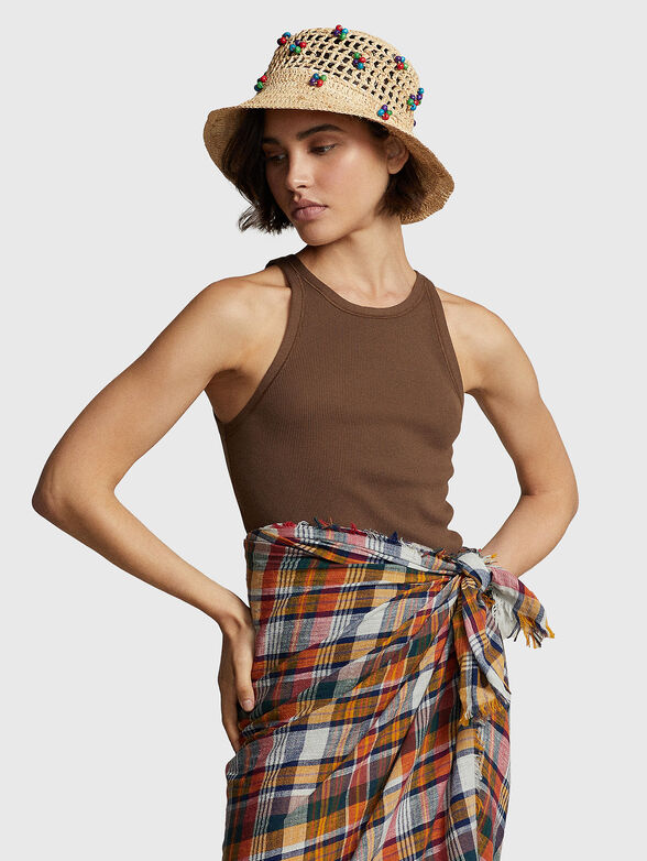 Cotton top of elastic rips - 0