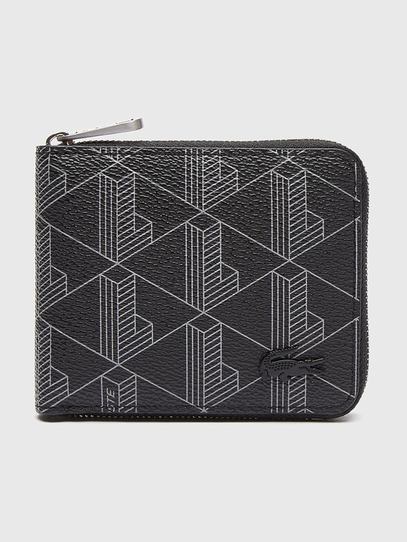 Zip wallet with monogram print - 0