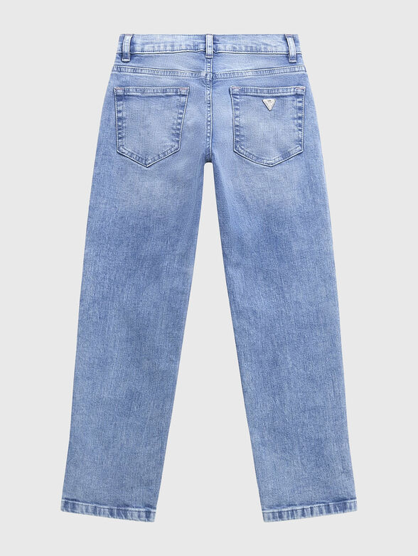 Mom fit blue jeans - 2