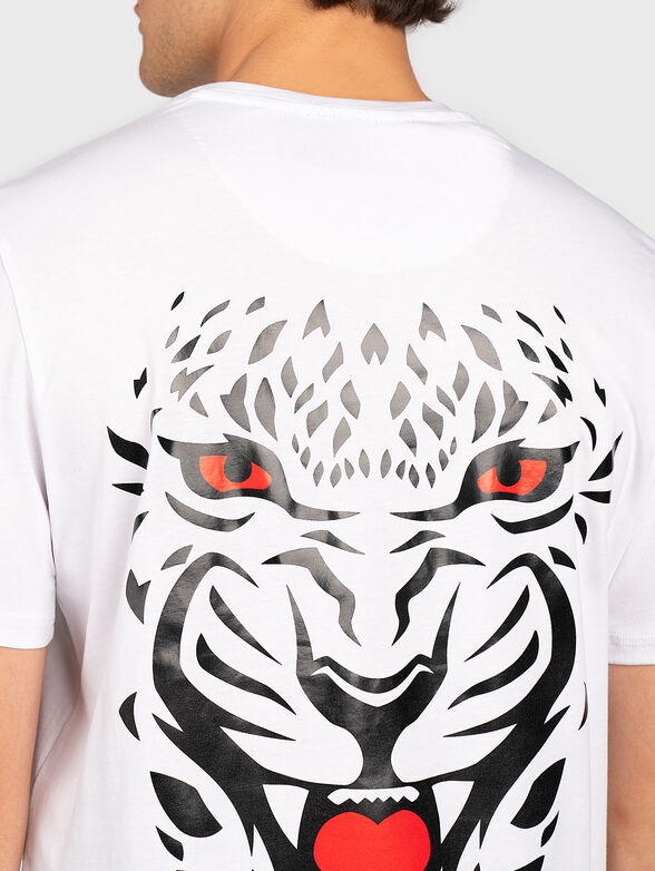 White t-shirt with logo - 5