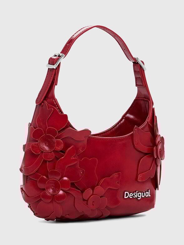 Small floral appliqué bag - 4