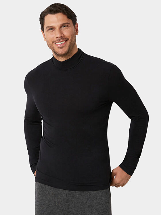 Μπλούζα με μακριά μανίκια BASIC CASHMERE - 1