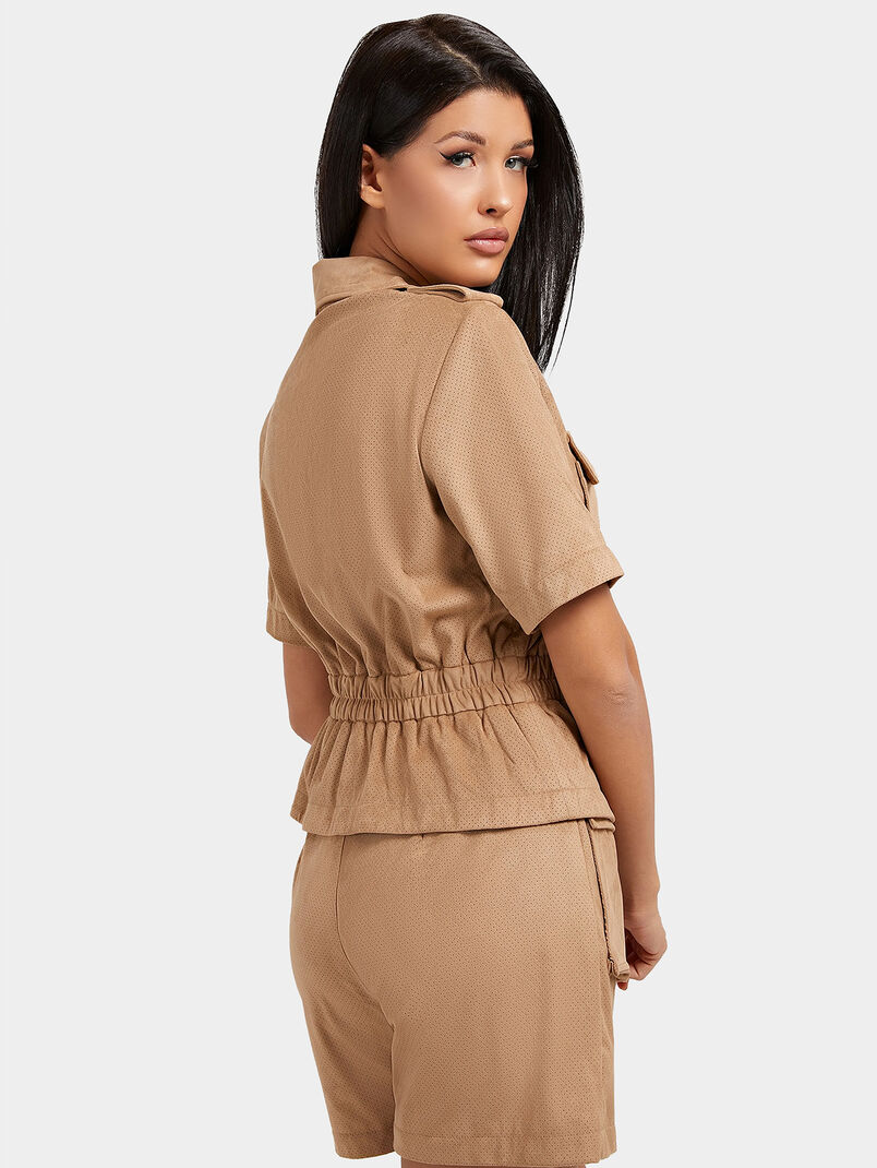 MARILENA  shirt in beige color - 3