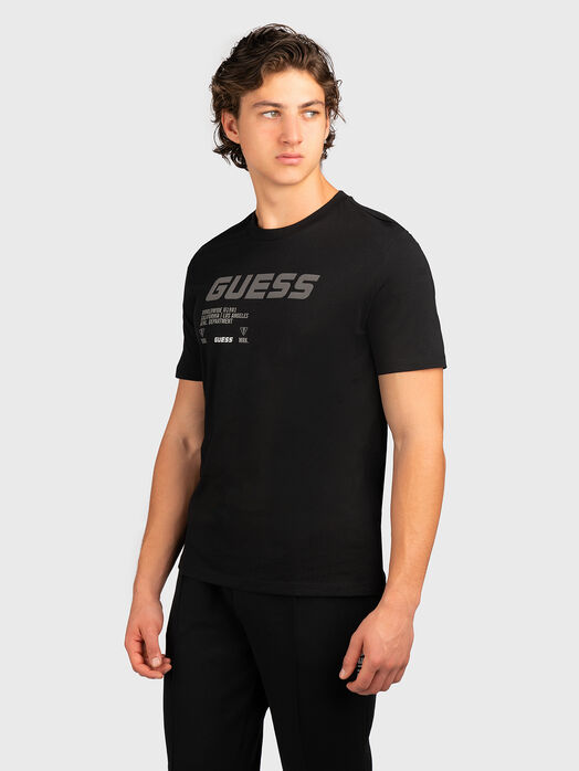 DIVO cotton T-shirt in black