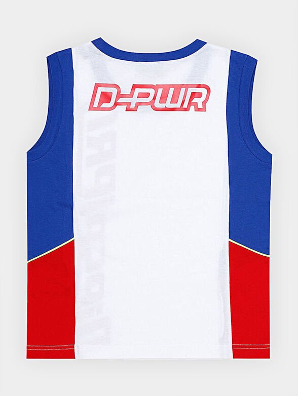 Cotton top with logo inscription - 2