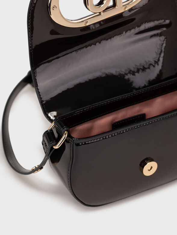 Dark brown bag with logo accent - 6