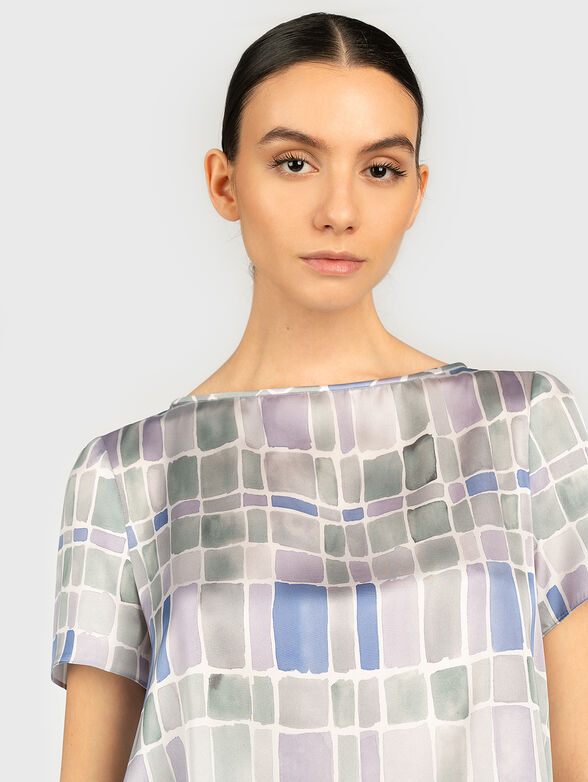 Geometric print T-shirt - 2