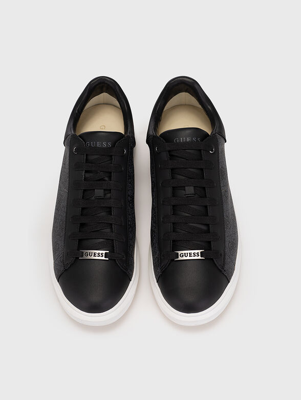 VIBO grey sports shoes with logo print - 6