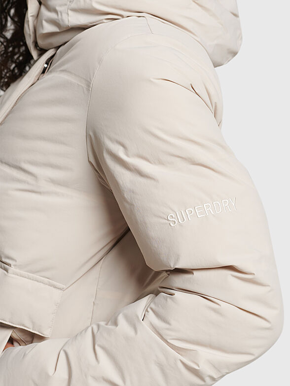 TRAIN BOXY padded jacket with hood - 3