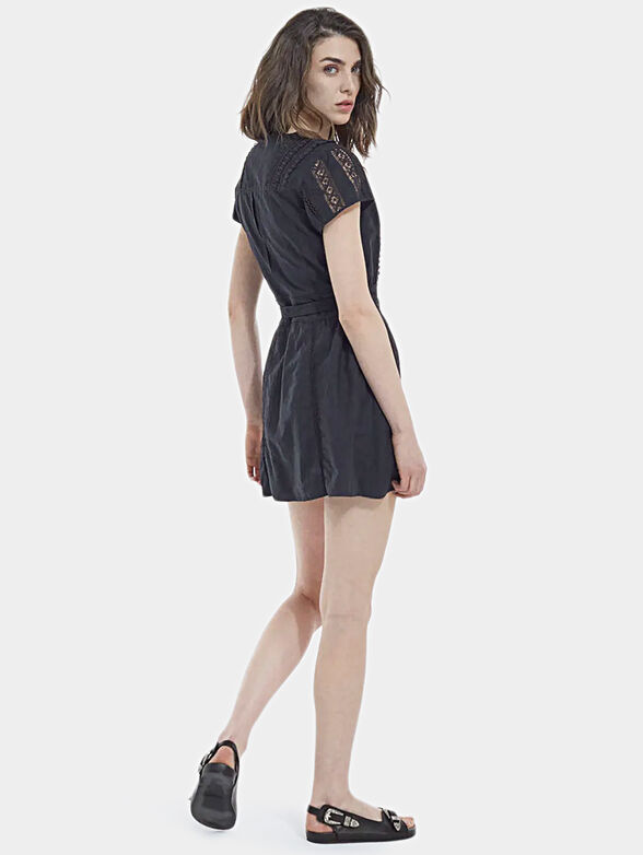 Short dress in black color - 4