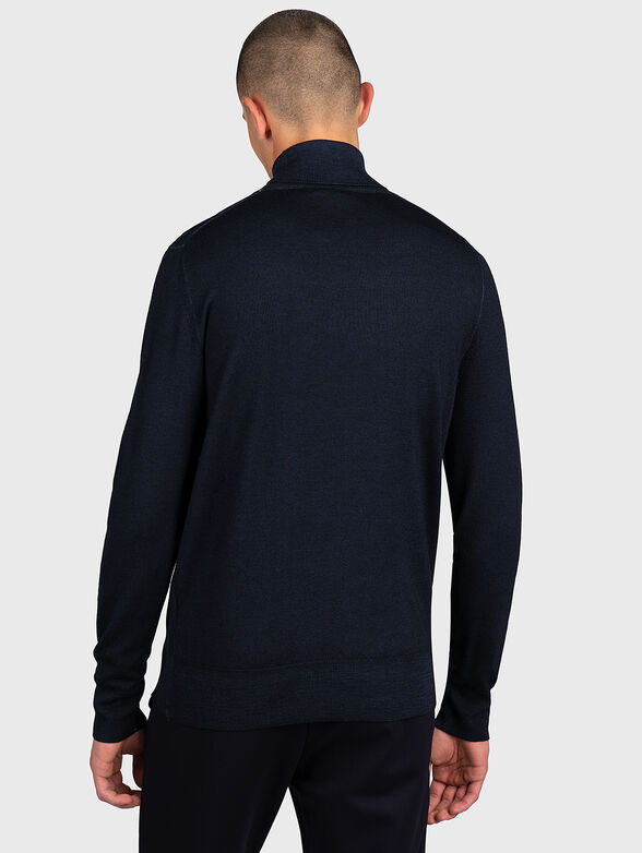 Wool sweater with turtleneck - 3