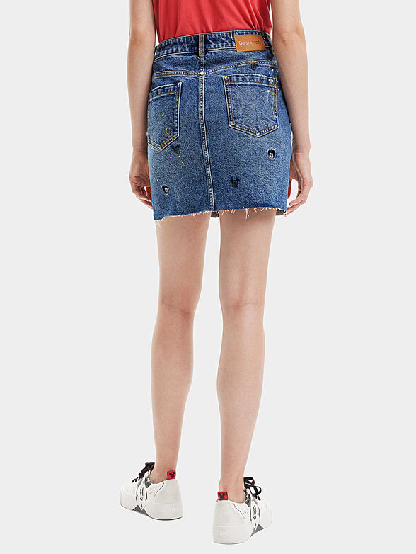 Skirt with Mickey Mouse embroidery - 2