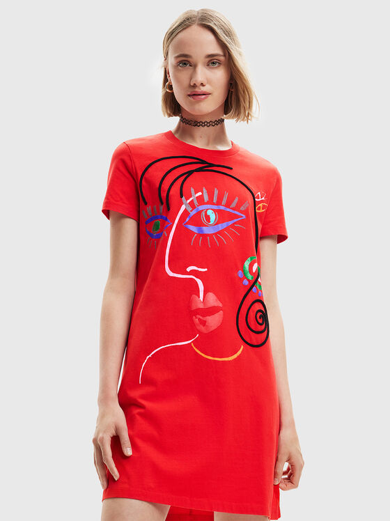 MALUA dress with art print - 1