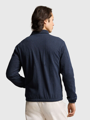 Dark blue vest with zip - 2
