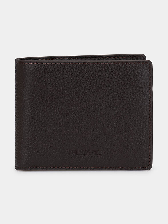 Genuine leather wallet with card holder - 1
