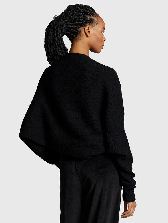 Cropped knitted cardigan - 2