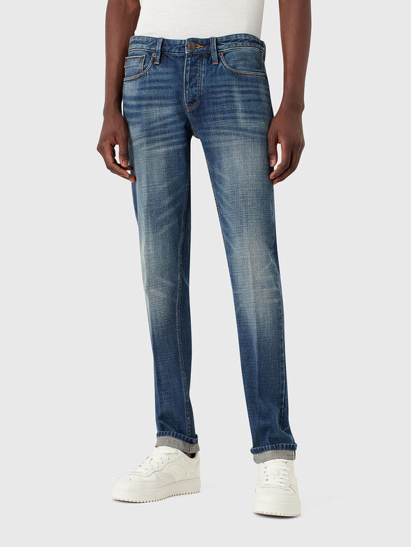 Slim jeans with washed effect - 1