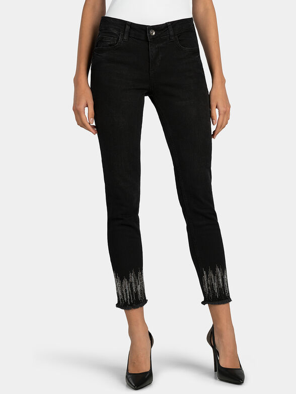 Skinny jeans with applications - 1