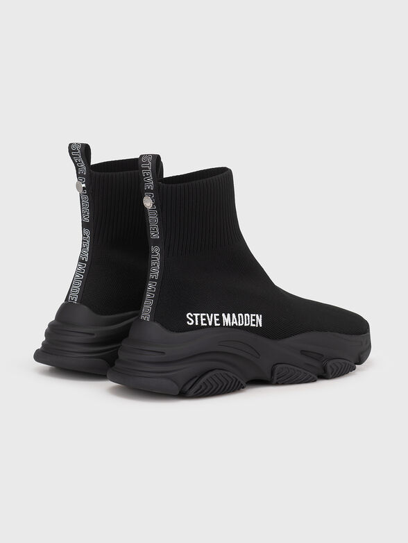 Black sneakers with logo  - 3