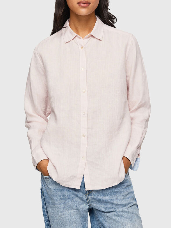 BARINELI shirt from linen blend - 1