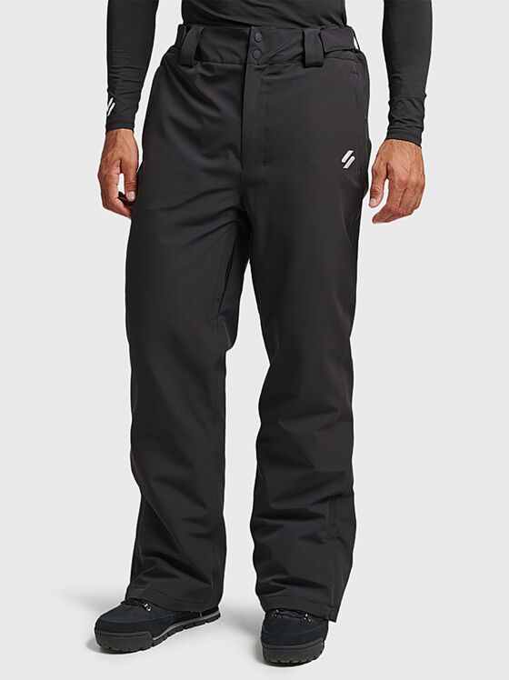 Ski pants with logo embroidery - 1
