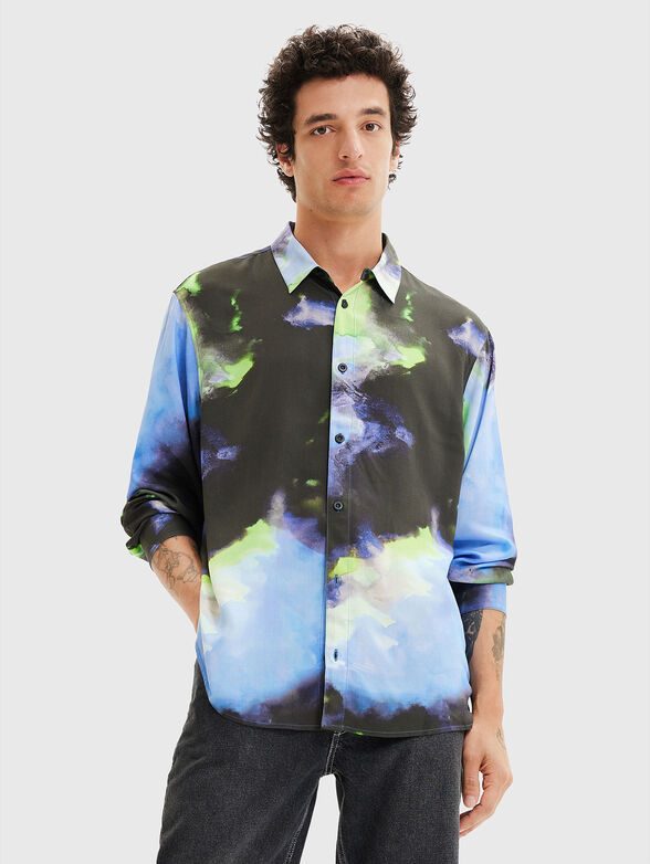 LUX shirt with multicolored print - 0