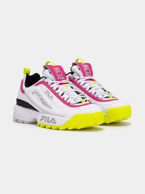 DISRUPTOR black sneakers with colorful accents  - 2