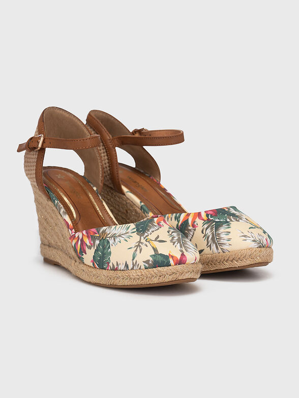 BRAVA platform espadrilles with floral print - 2