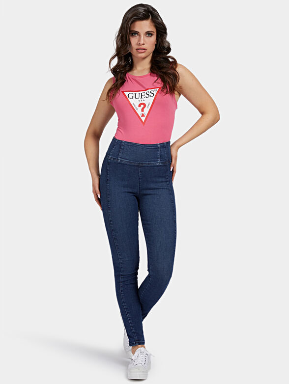 HELENA Cotton bodysuit in black color - 2