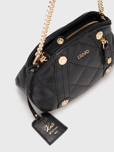 Small quilted effect handbag - 5