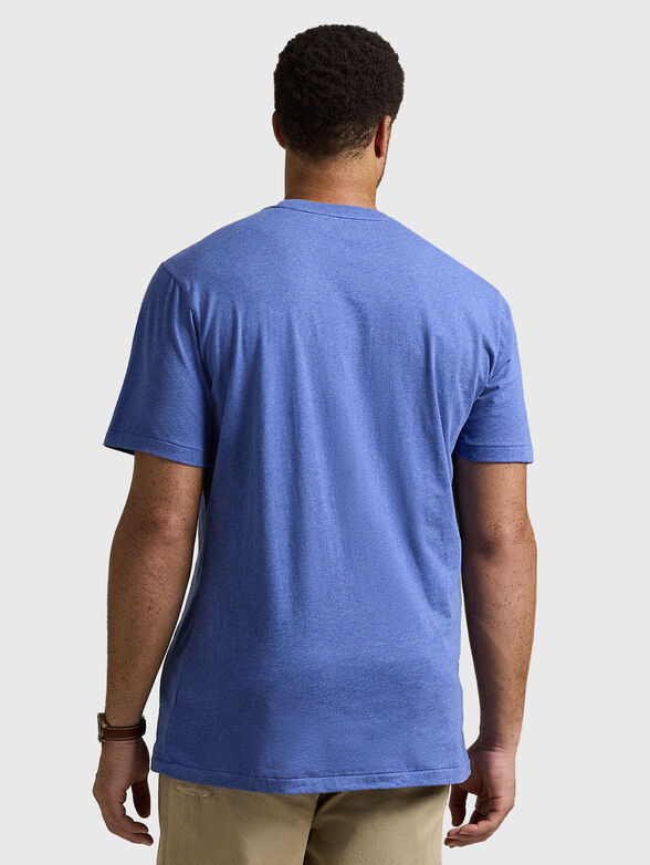 Cotton T-shirt with logo embroidery - 2