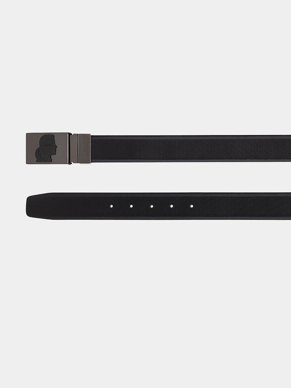 Reversible belt with metal buckle - 3