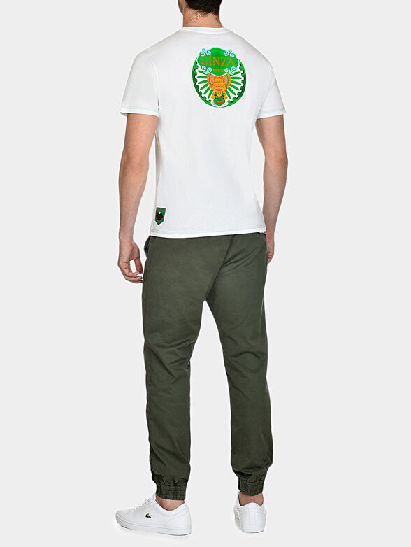 TS010 Cotton t-shirt with multicolor prints - 1